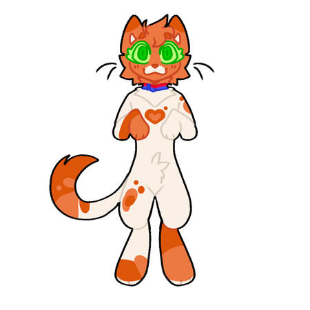 Flat full body with no background